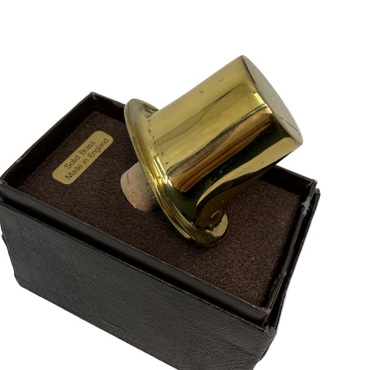 Solid Brass Vintage Top Hat Wine Stopper