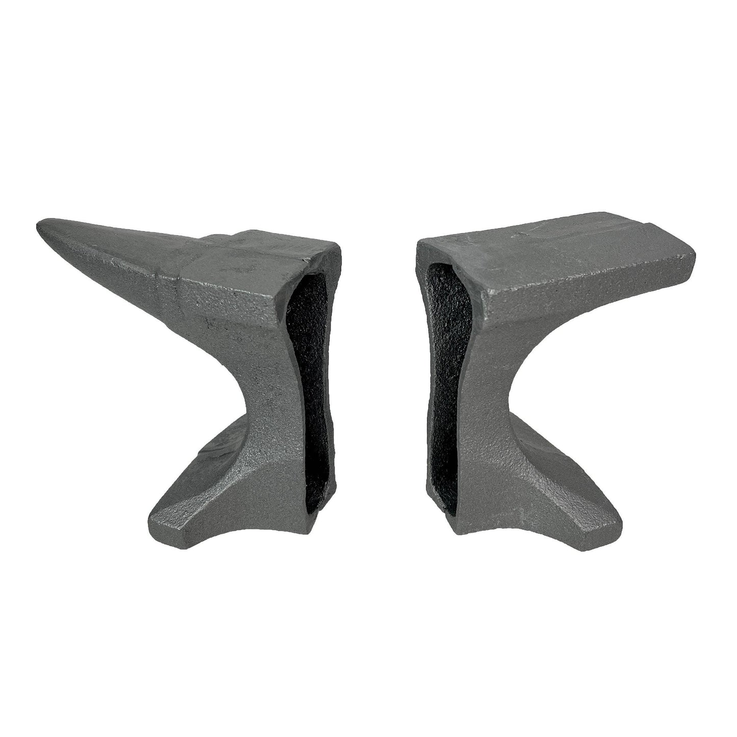 Cast Iron Anvil Bookends Set of 2 with Smooth Flat Top