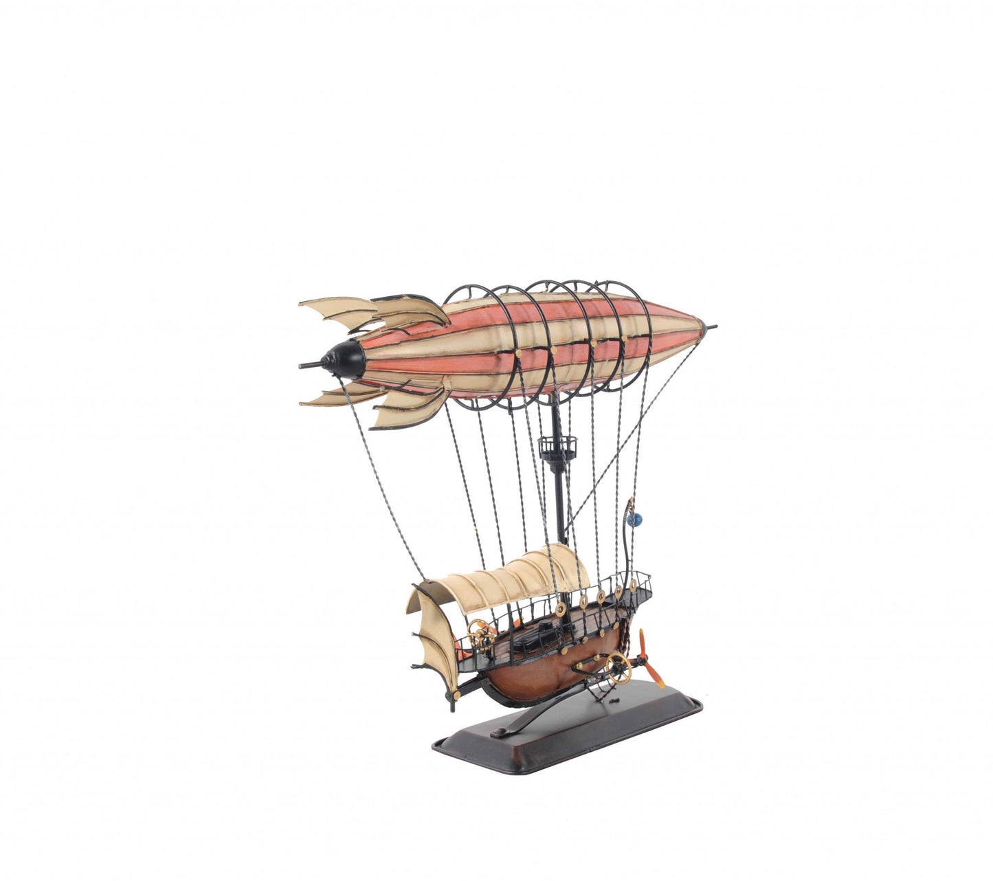 Modelo de dirigible Steampunk con nido de cuervos